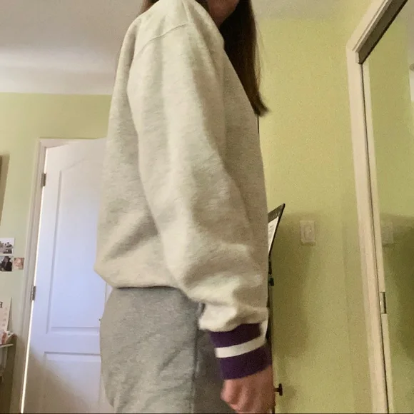 Signal sports Gray and purple Montana crewneck - Picture 9 of 10